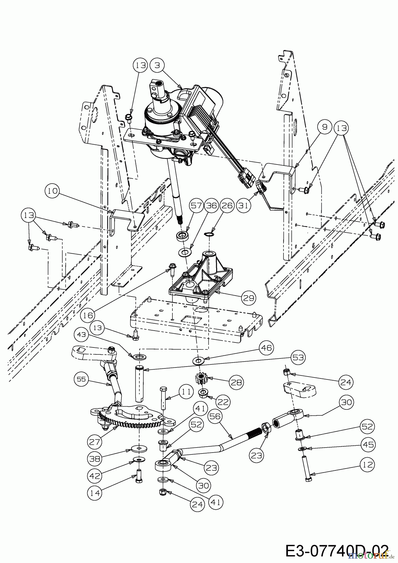  Cub Cadet Gartentraktoren GTX 2100 14A-3GE-603  (2015) Lenkgetriebe, Lenkrad, Lenksäule