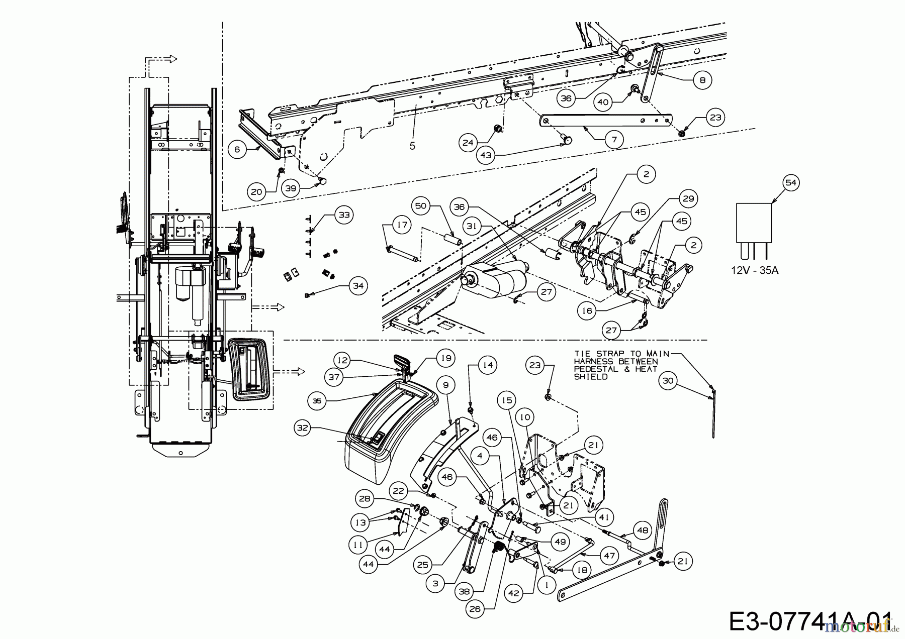  Cub Cadet Gartentraktoren GTX 2100 14A-3GE-603  (2012) Elektrische Mähwerksaushebung, Rahmen