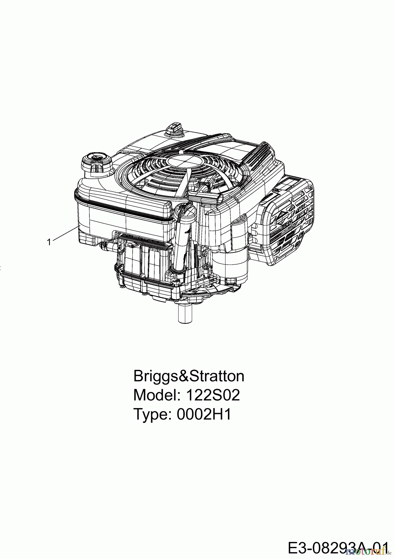  Mastercut Rasentraktoren Mastercut 60 13A625EC659  (2013) Motor Briggs & Stratton