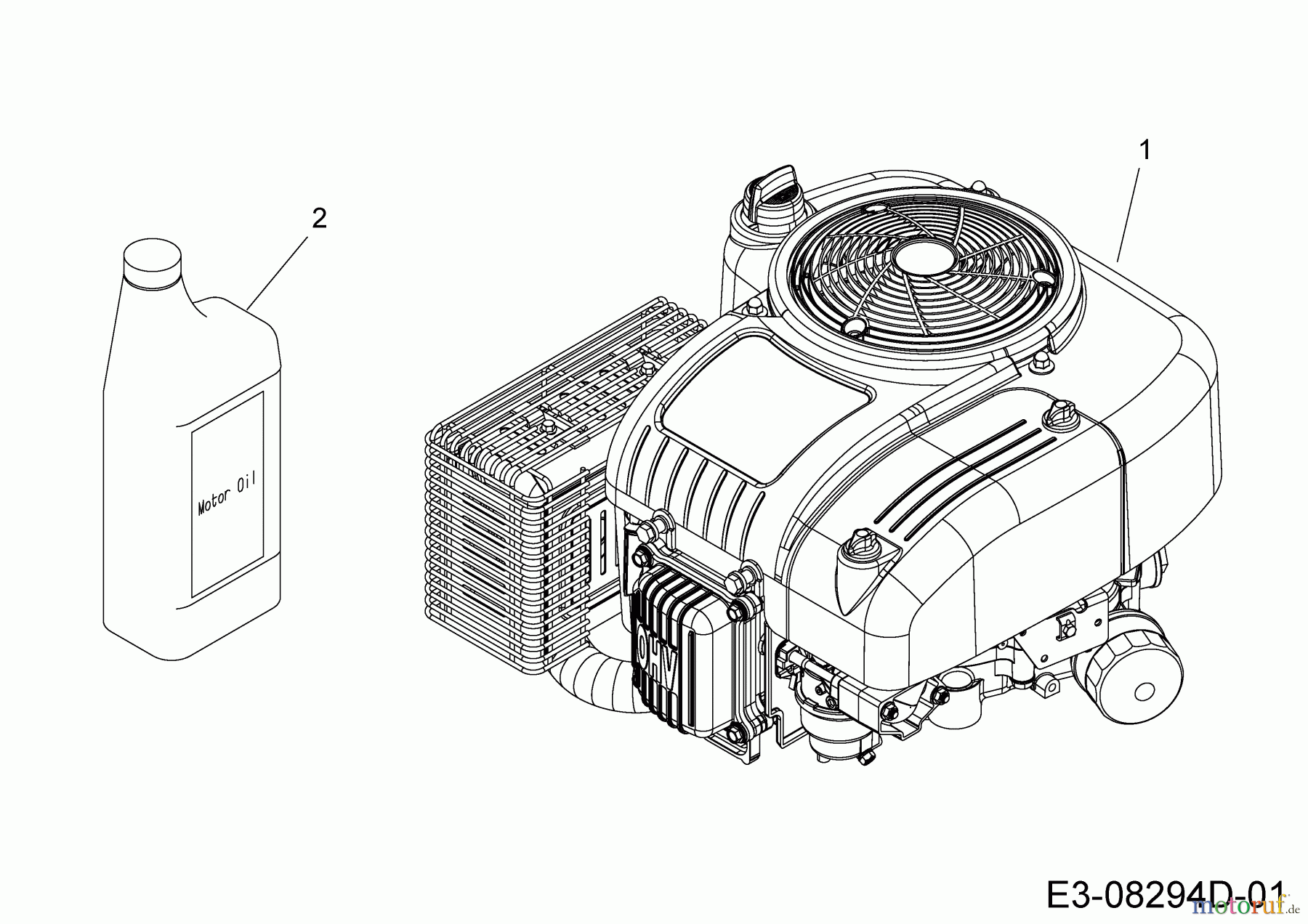  MTD Rasentraktoren Minirider 76 SDHE 13A221JD600  (2017) Motor MTD