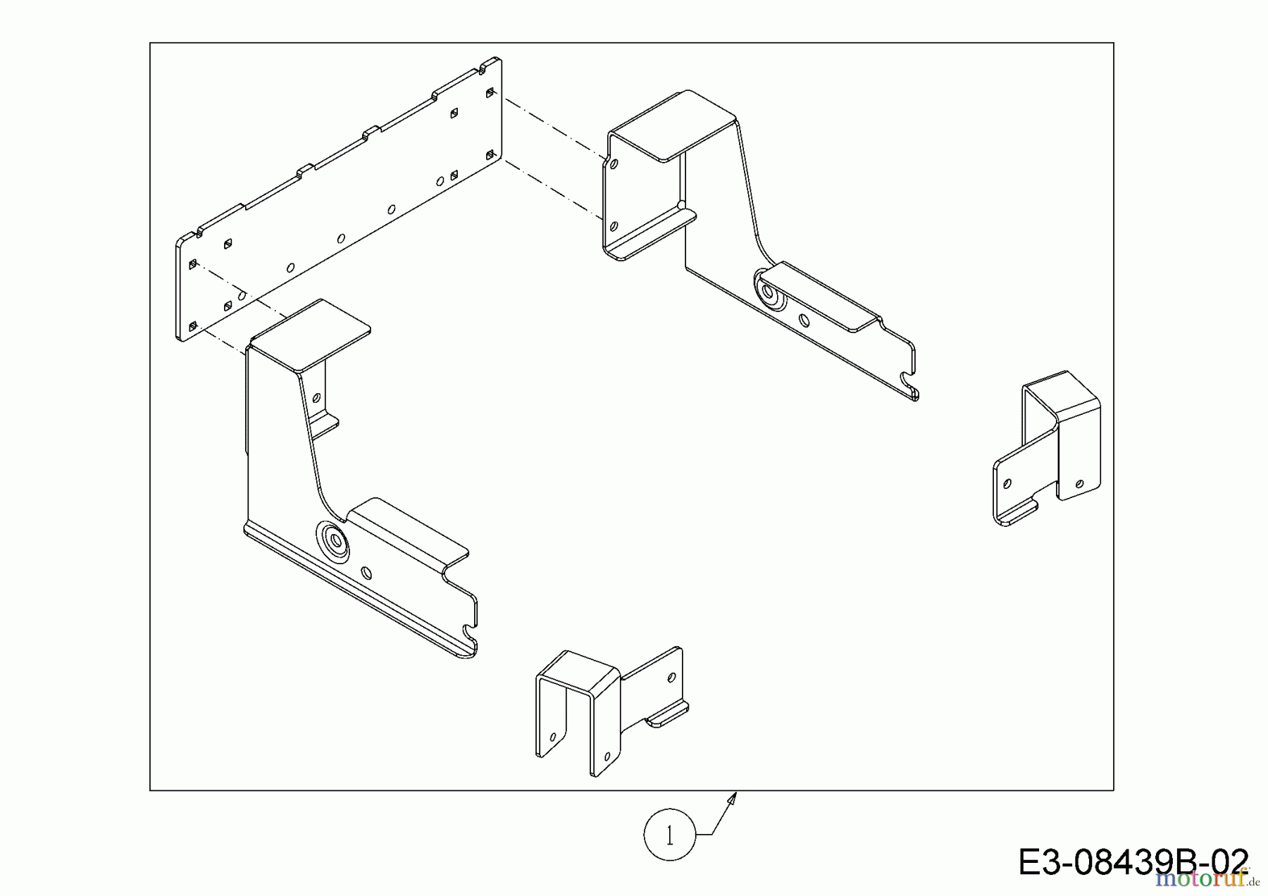 MTD Zubehör Zubehör Zero Turn Grasfangvorrichtung für RZT 50 mit Mähwerk P (50