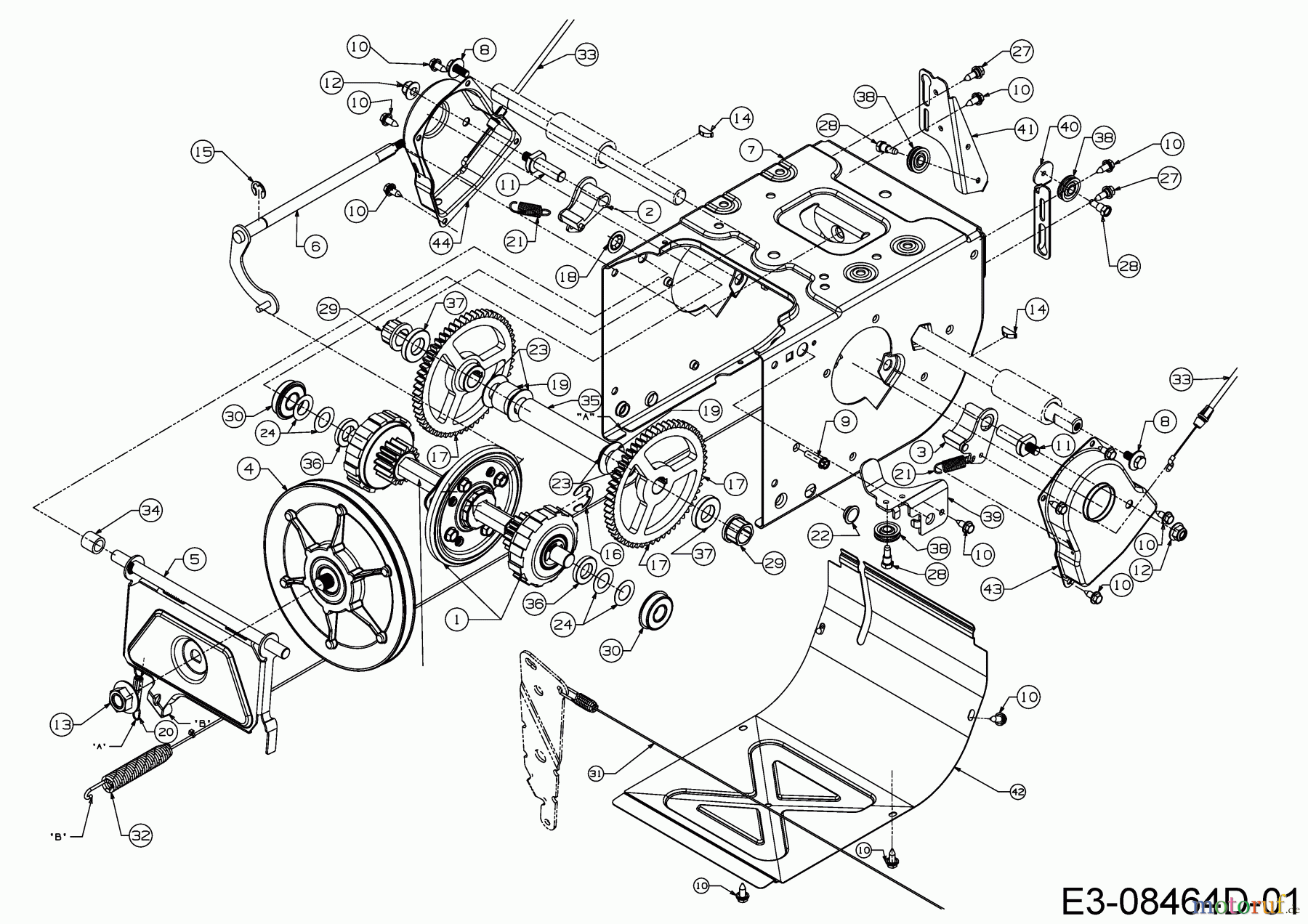  Cub Cadet Schneefräsen 530 HD SWE 31AY5EKZ603  (2019) Fahrantrieb