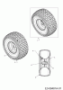 MTD 20/46 13AT77KT308 (2011) Ersatzteile Räder vorne 15x6
