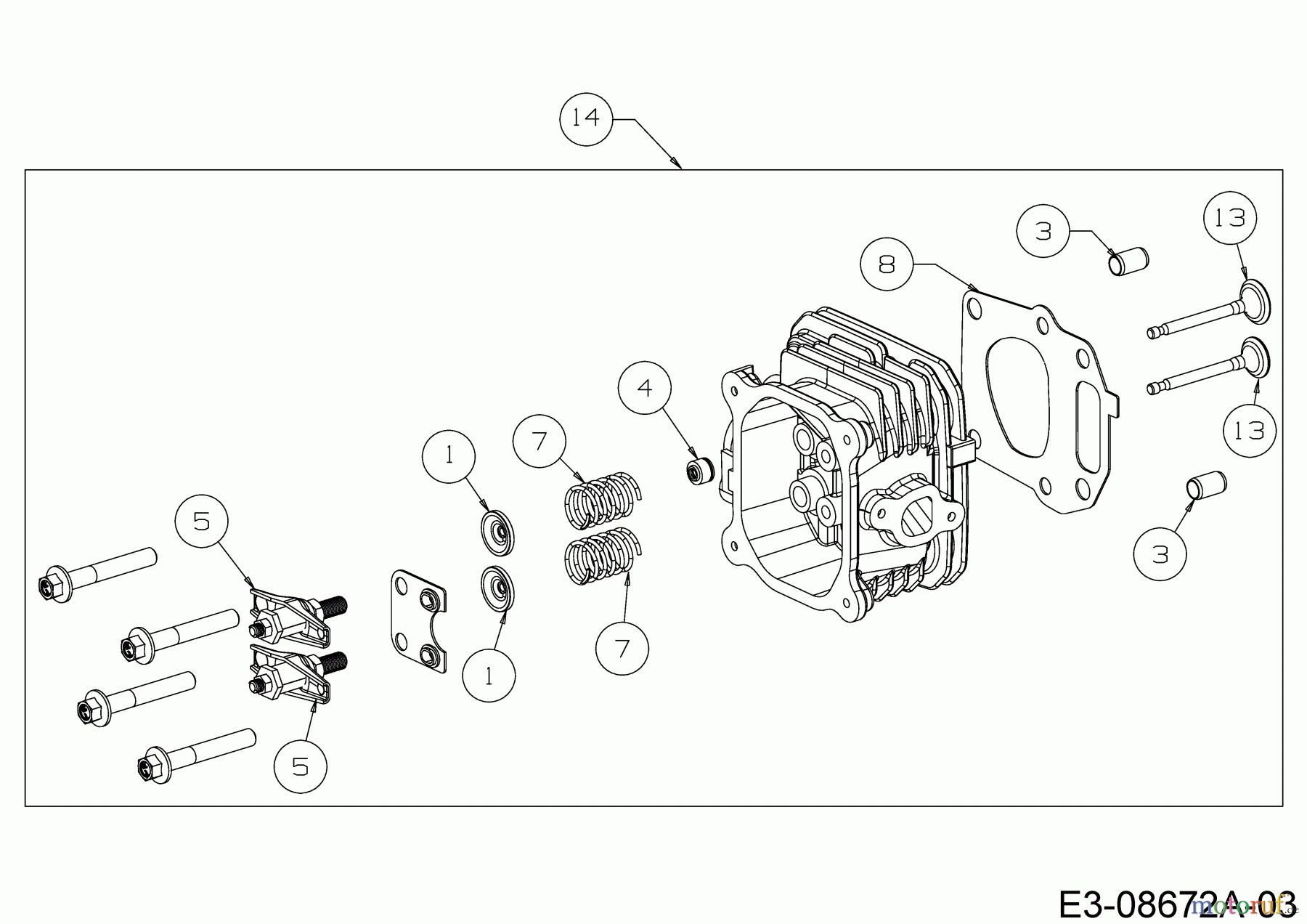  MTD-Motoren Vertikal 5T65RHA 752Z5T65RHA  (2018) Zylinderkopf