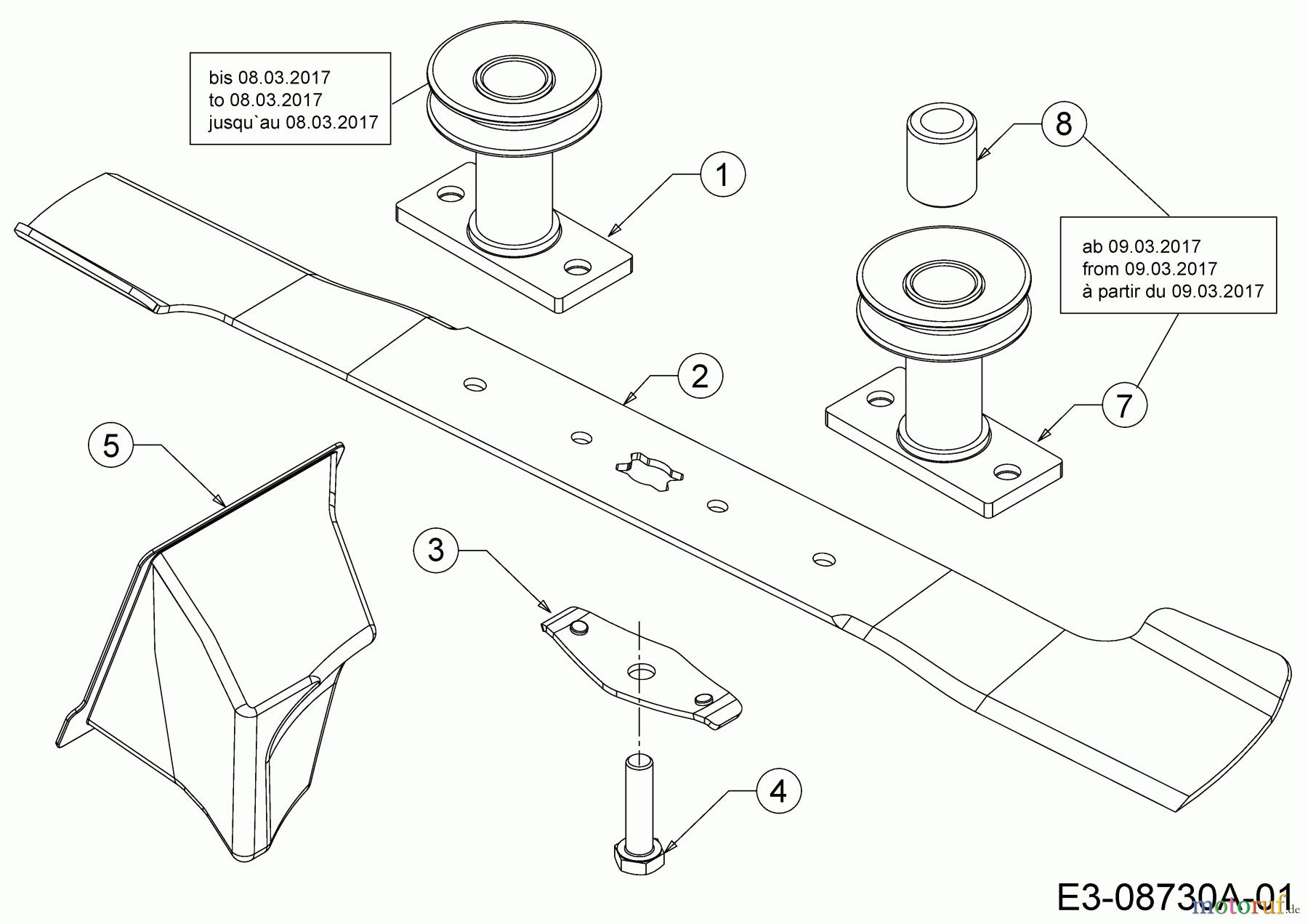 MTD-Motoren MTD vertikal 4 P 90 JUD 752Z4P90JUD (2015) Elektrostarter