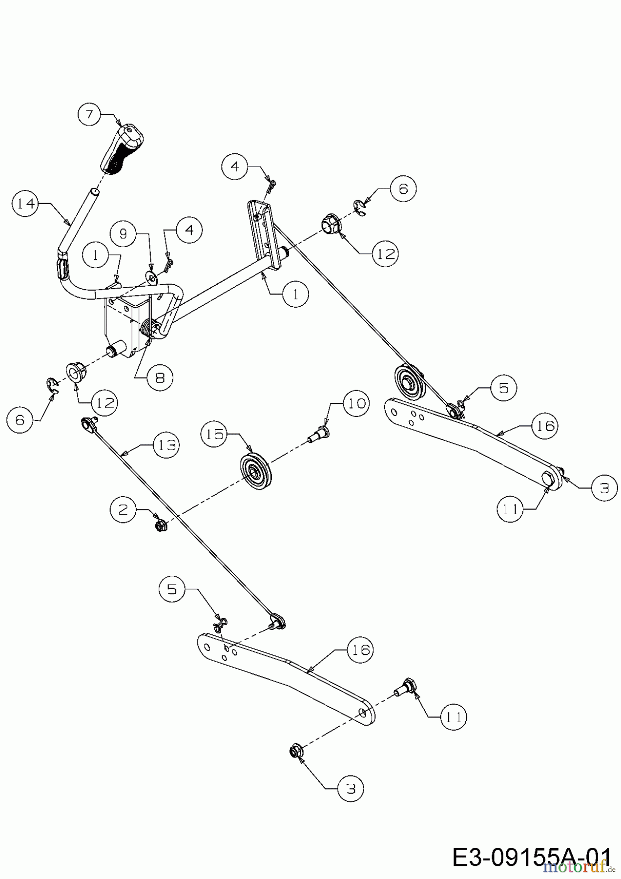  Massey Ferguson Gartentraktoren MF 54-25 SD 14BQ94GK395  (2015) Mähwerksaushebung