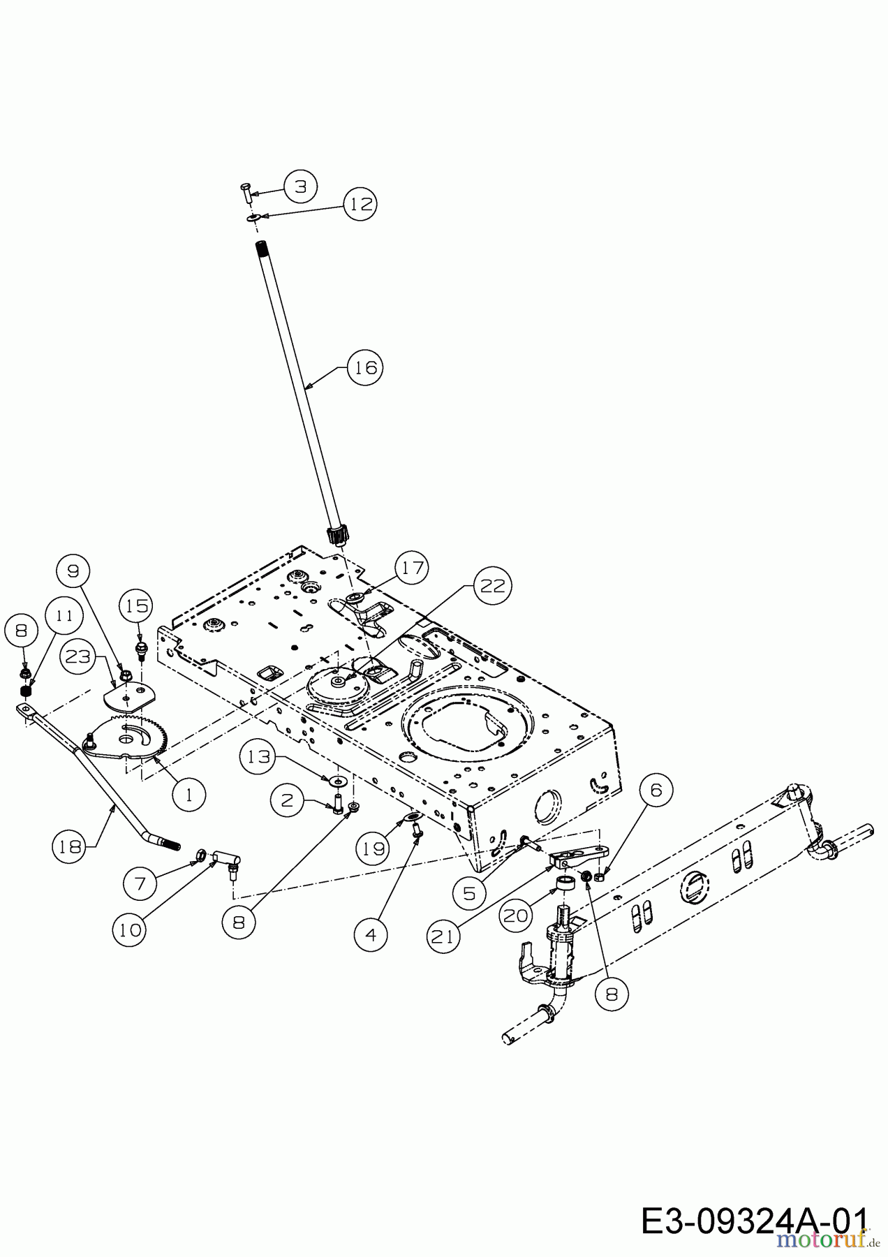  MTD Rasentraktoren 180/92 T 13IT76KE615  (2017) Lenkung