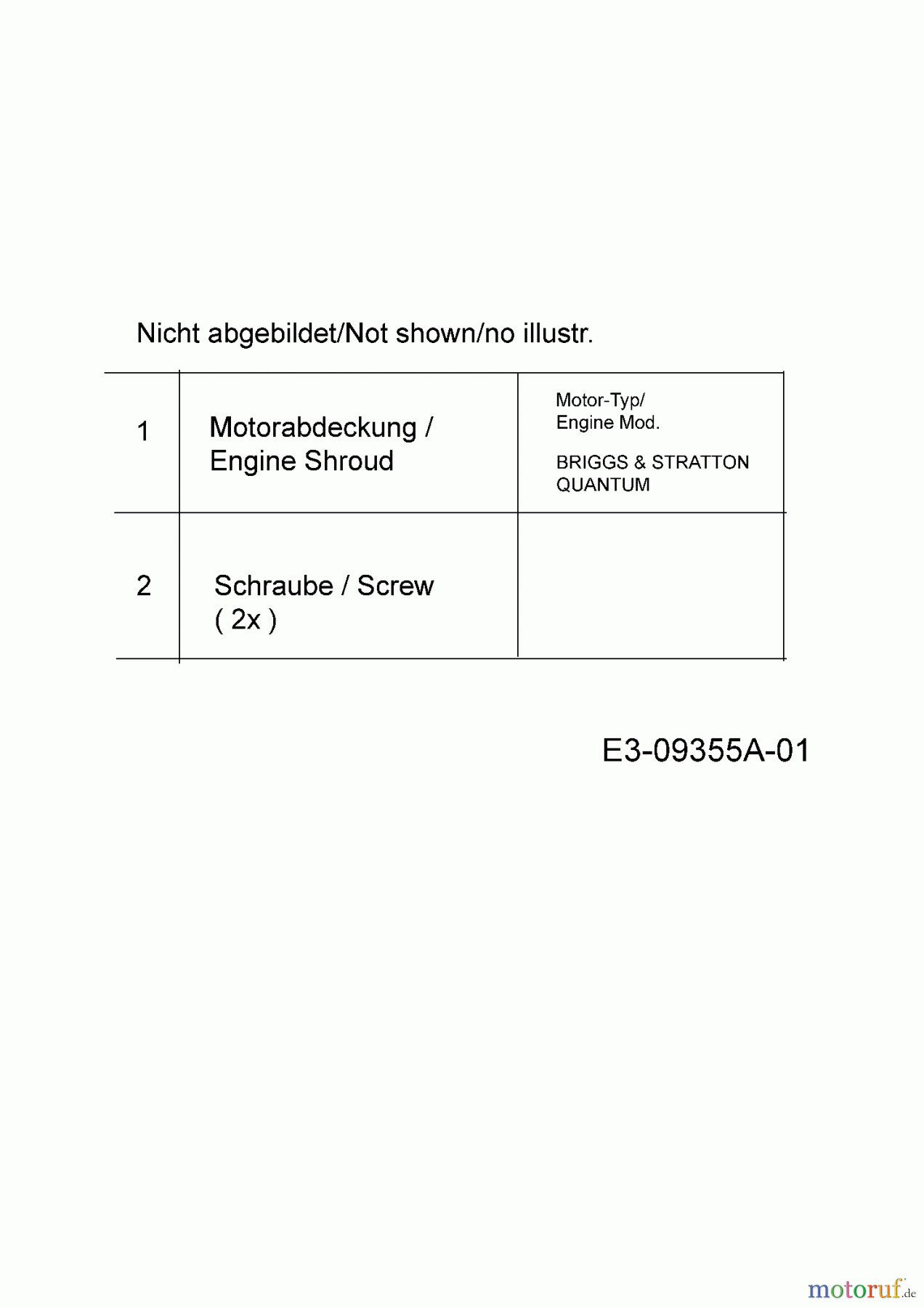 Troy-Bilt Motormäher mit Antrieb TB 230 12AVB2BV309 (2015) Motorhaube