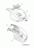 Cub Cadet Lawnkeeper 500 18AO05LA603 (2013) Ersatzteile Abdeckhaube