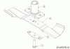 Wolf-Garten A 4200 T 11A-LSSC650 (2017) Listas de piezas de repuesto y dibujos Blade, Blade adapter