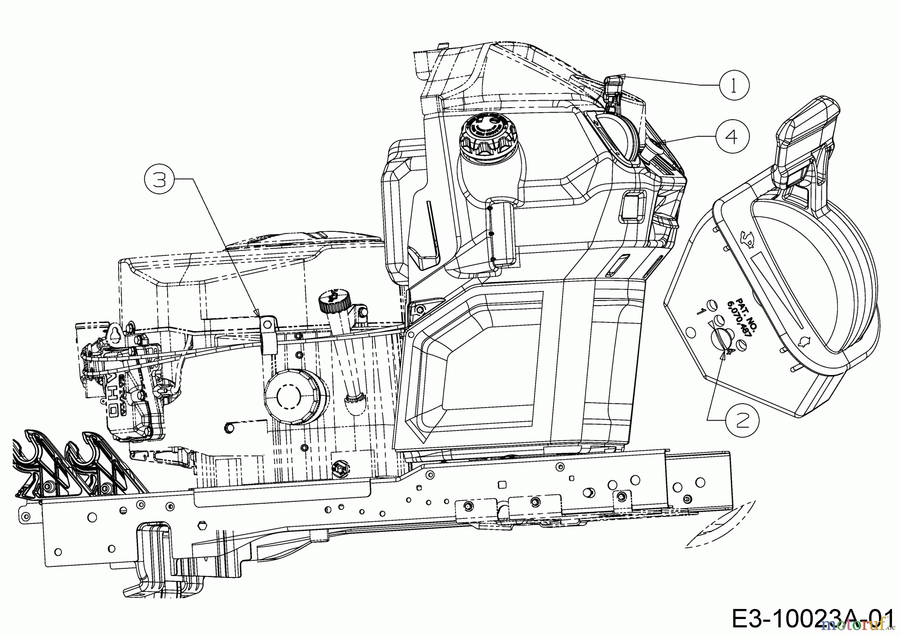  Cub Cadet Rasentraktoren XT2 PS107 13AGA1CS603  (2017) Choke- und Gaszug