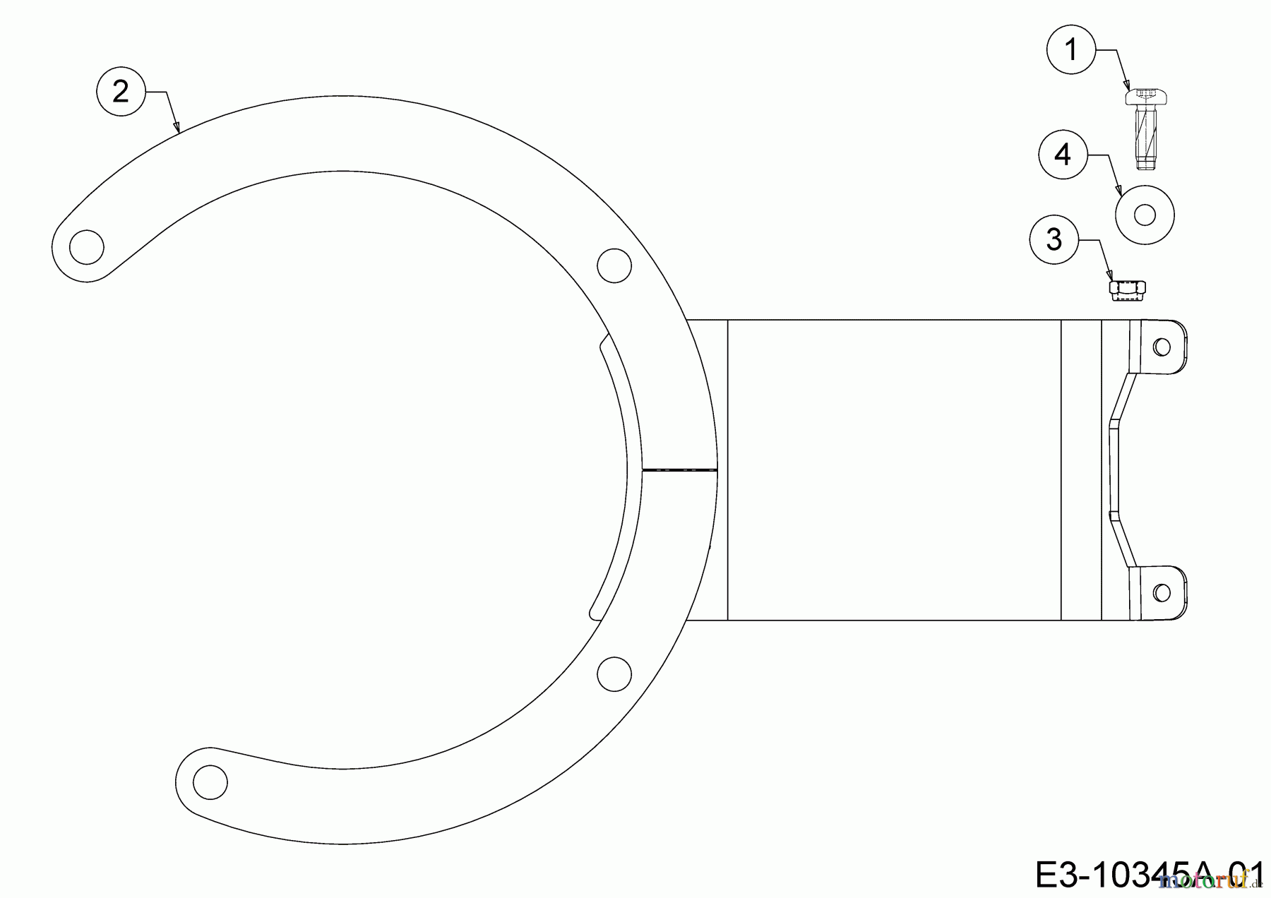  Basic Motormäher Basic BM 395 11CBB1M8601  (2017) Zwischenring Motor