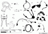 Robomow RS622 PRD6200B (2015) Ersatzteile Kabel, Kabelanschluß, Regensensor, Werkzeug