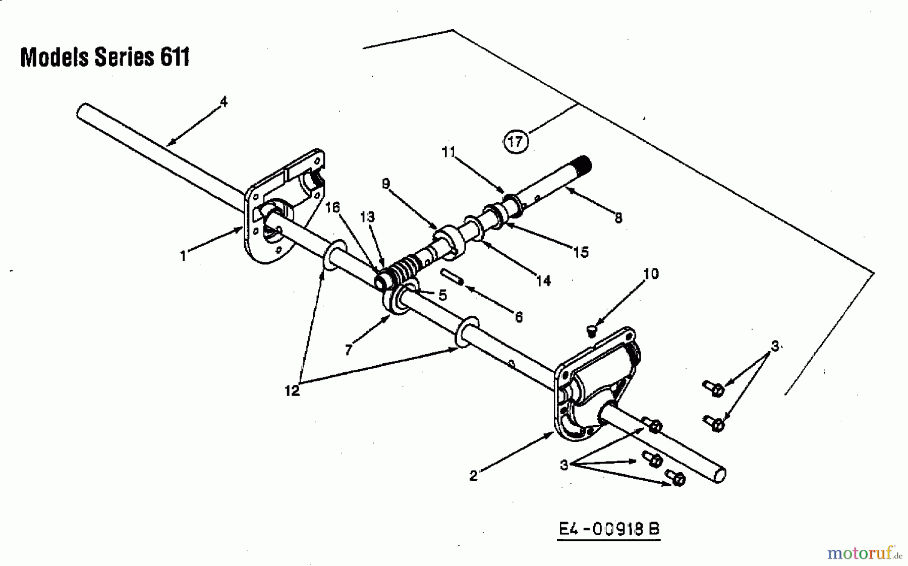  MTD Schneefräsen 611 D 31A-611D678  (1998) Getriebe