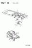 Cub Cadet RZT 17 17BA5A4G603 (2005) Ersatzteile Rahmen