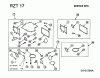 Cub Cadet RZT 17 17BA5A4G603 (2005) Ersatzteile Reparatur Kits