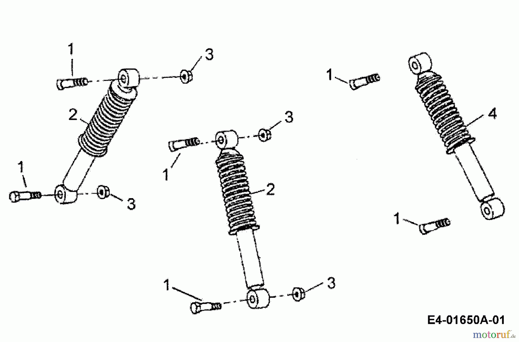  Cub Cadet Quads Miniquad 50 36AA101-603  (2006) Federung