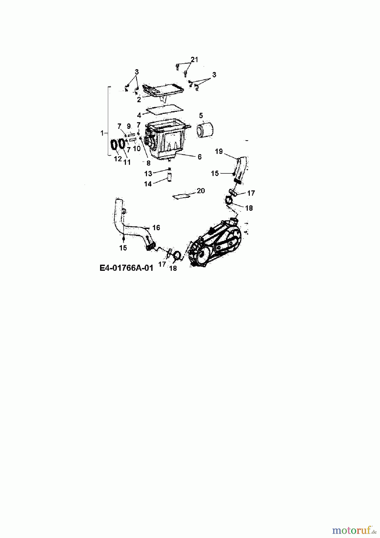 Cub Cadet Quads UT 300 36AB146-603 (2008) Luftfilter