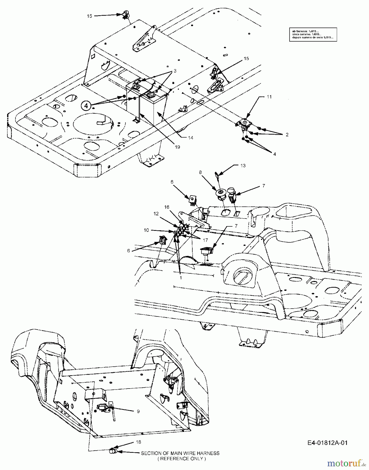  Cub Cadet Zero Turn RZT 50 17AA5D7P603  (2006) Elektroteile