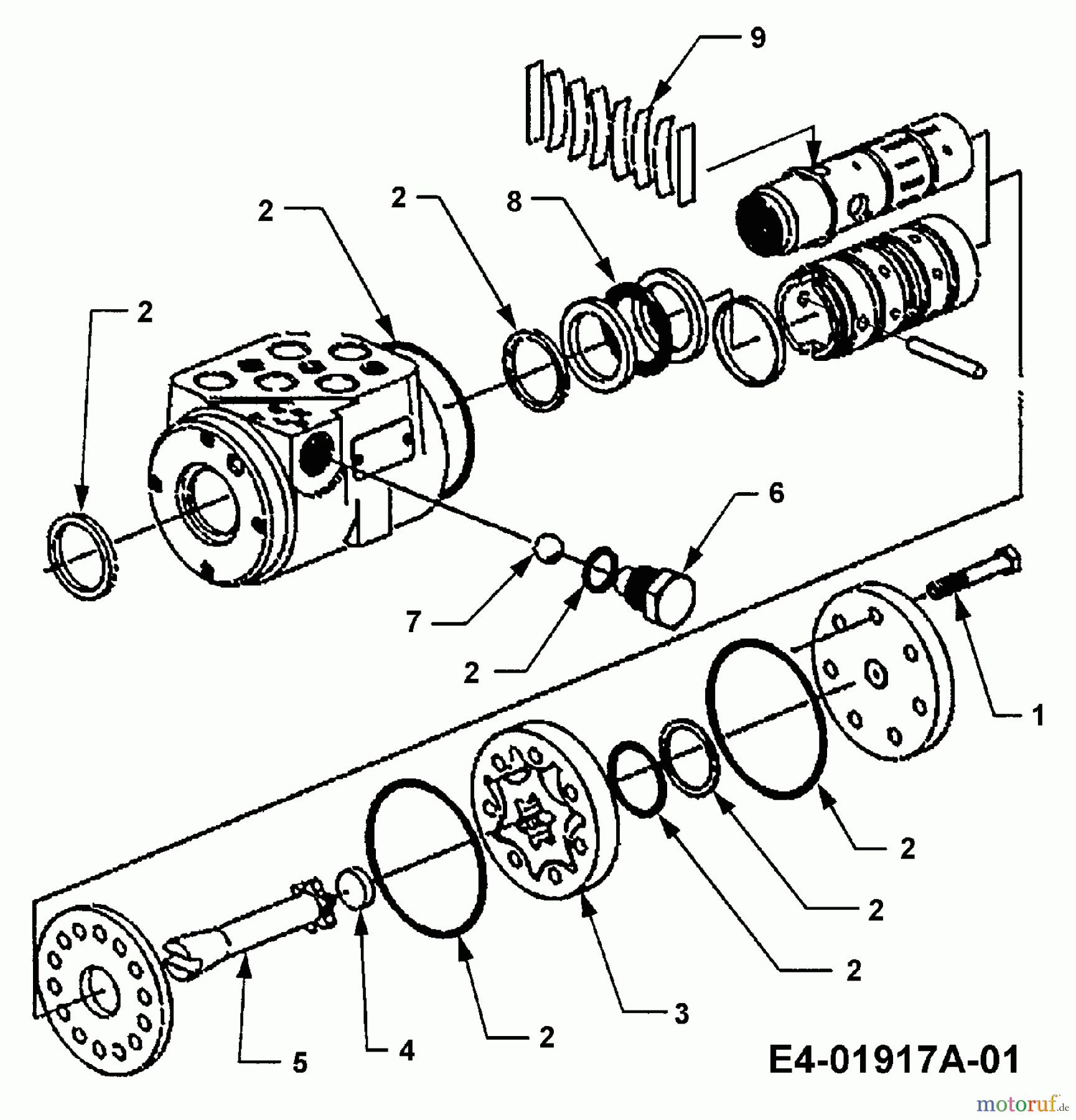  Cub Cadet Gartentraktoren HDS 3235 14B-692-603  (2006) Hydraulikpumpe Lenkung