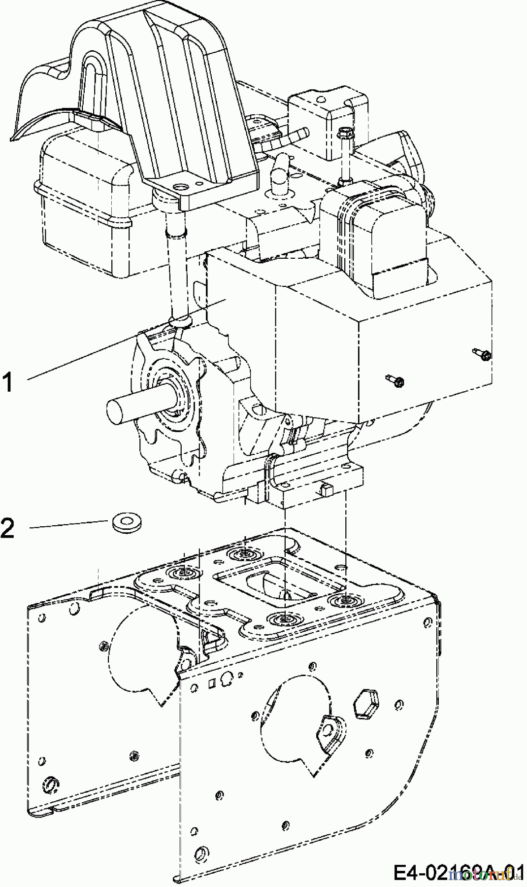  MTD Schneefräsen E 640 F 31AE6FFF752R  (2007) Motor