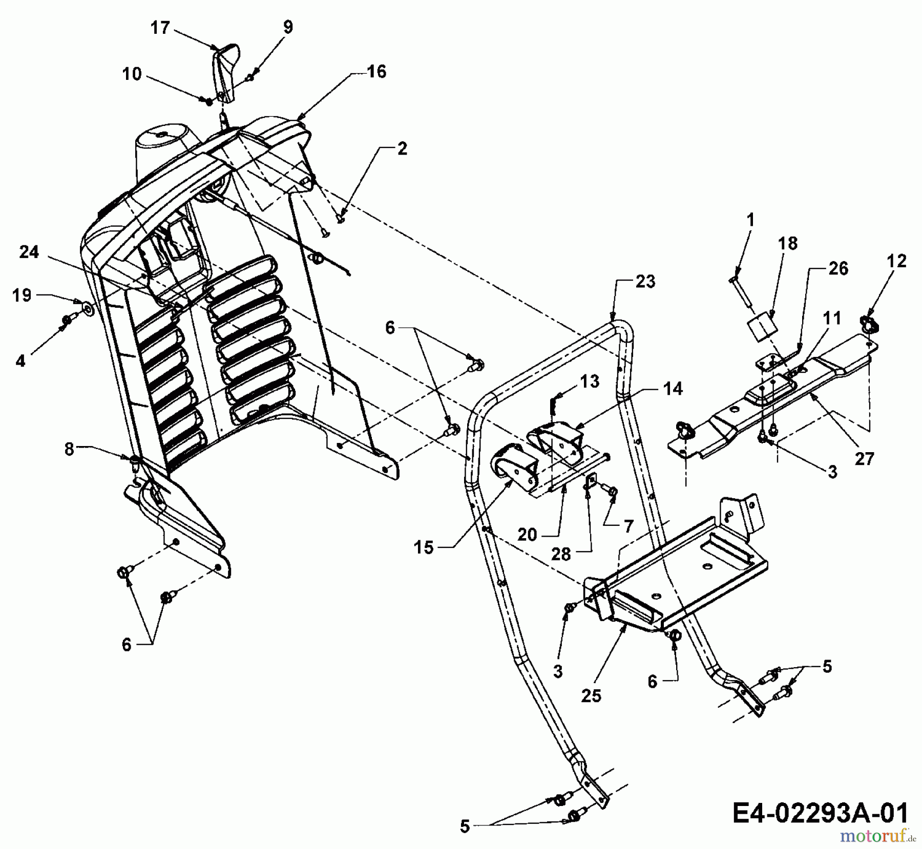 Cub Cadet Rasentraktoren CC 1527 13A-241G603 (2003) Armaturenbrett