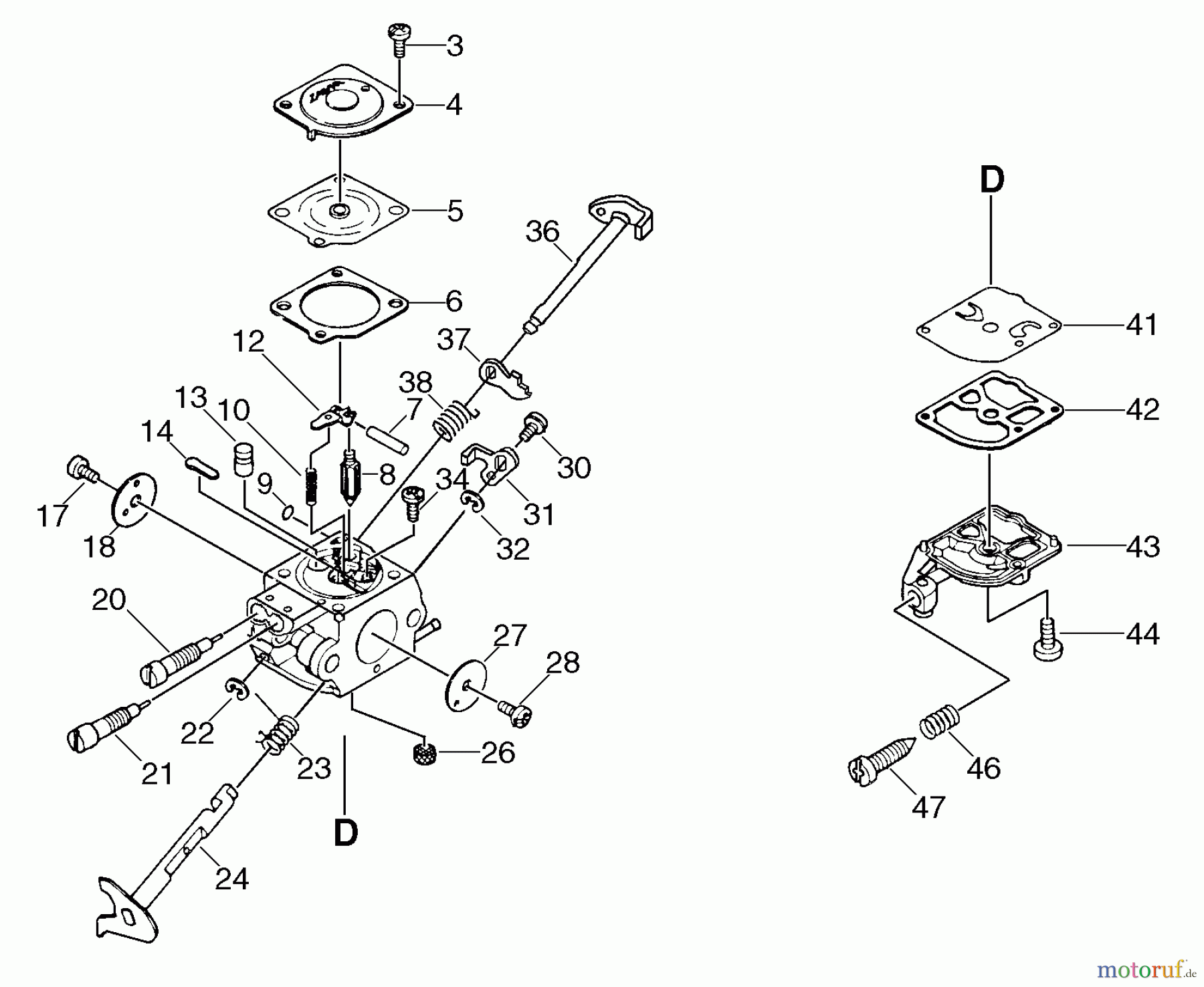 Echo Sägen, Kettensägen CS-510 - Echo Chainsaw, S/N: C19120001001 - C19120999999 Repair Kit