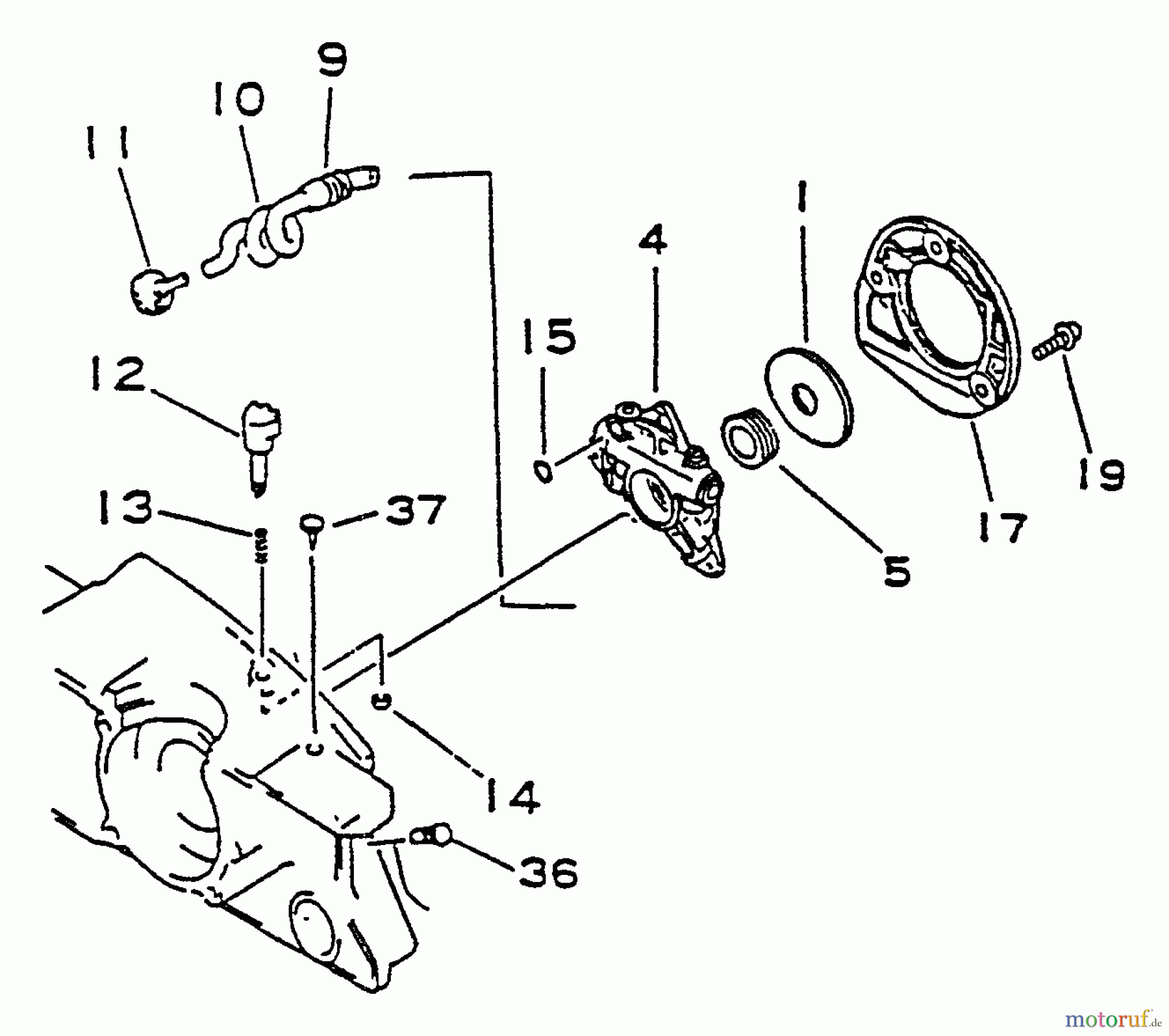 Echo Sägen, Kettensägen CS-5500 - Echo Chainsaw, S/N: 020977 - 999999 Oiler Sys