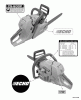 Echo CS-600P - Chainsaw, S/N: C03603001001 - C03603999999 Ersatzteile Labels