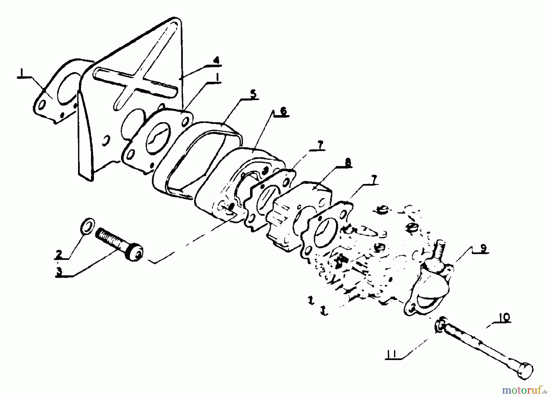  Echo Sägen, Kettensägen CS-60S - Echo Chainsaw, S/N: 001001 - 0059500 Intake