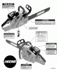 Echo CS-680 - Chainsaw, S/N: C03304001001 - C03304999999 Ersatzteile Labels