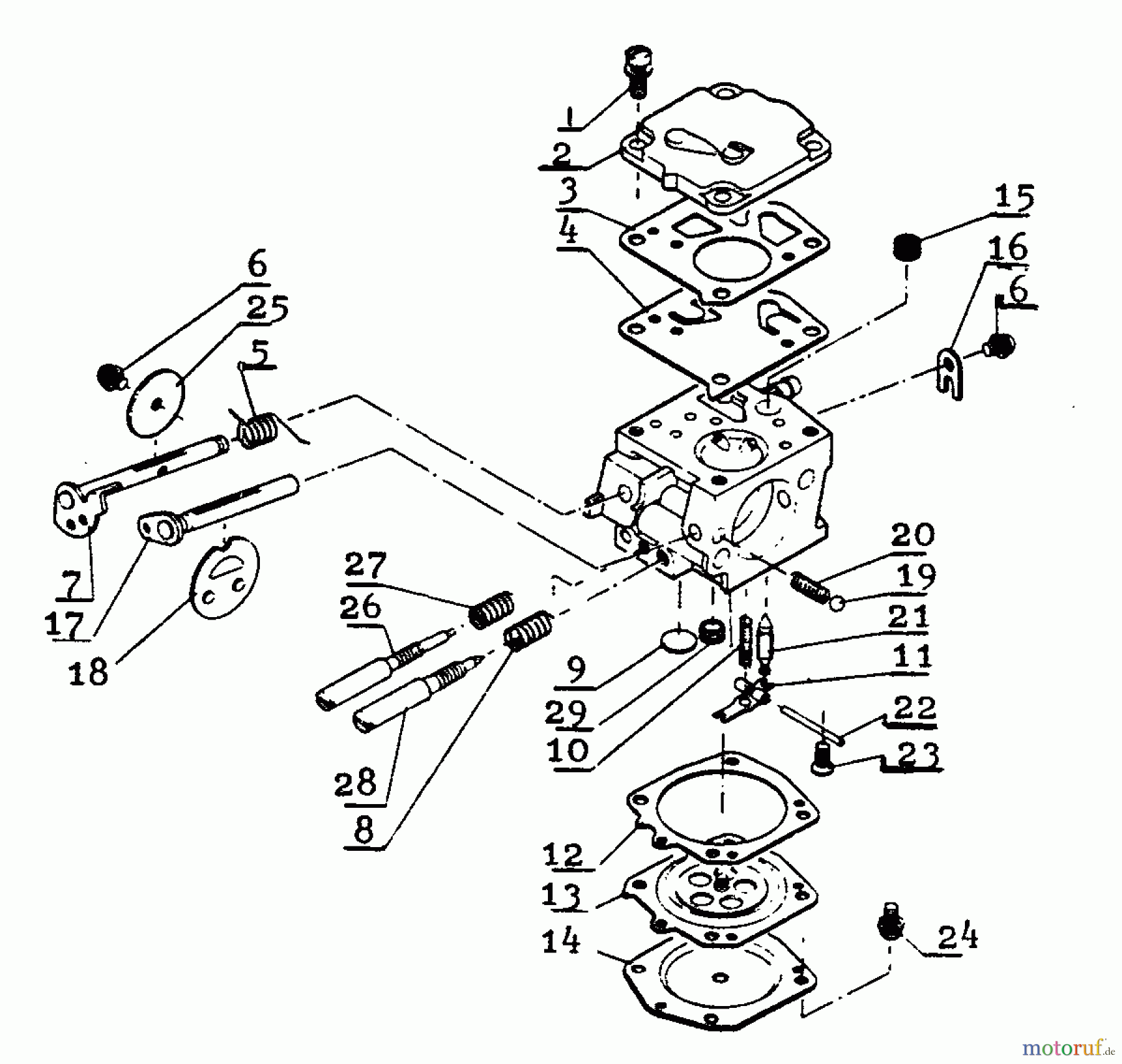  Echo Sägen, Kettensägen CS-701SVL - Echo Chainsaw Carburetor (2)