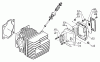 Echo CS-701SVL - Chainsaw Ersatzteile Cylinder, Muffler: Spark Arrester Muffler - OPTION