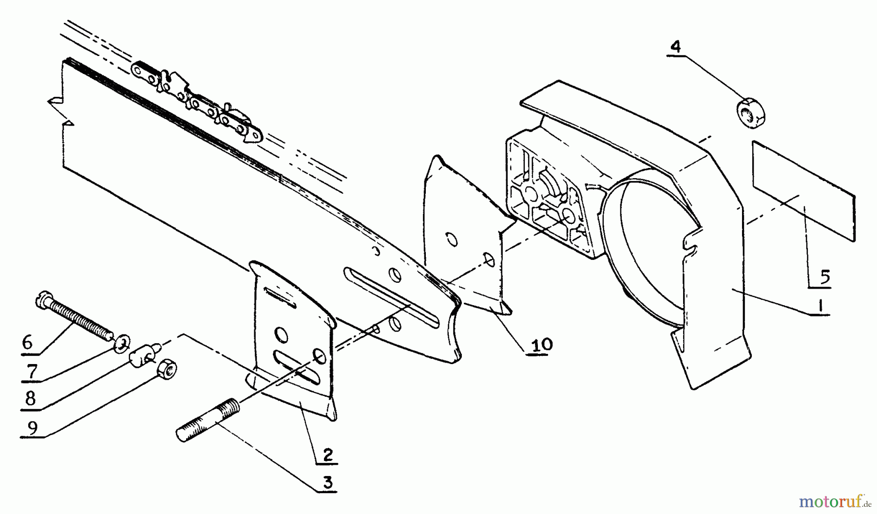 Echo Sägen, Kettensägen CS-601SVL - Echo Chainsaw Guide Bar