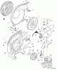 Echo PB-250LN - Blower/Vacuums, S/N: P34913001001 - P34913999999 Listas de piezas de repuesto y dibujos Fan Cover, Ignition, Throttle Control  S/N: P34913150001 - P34913999999