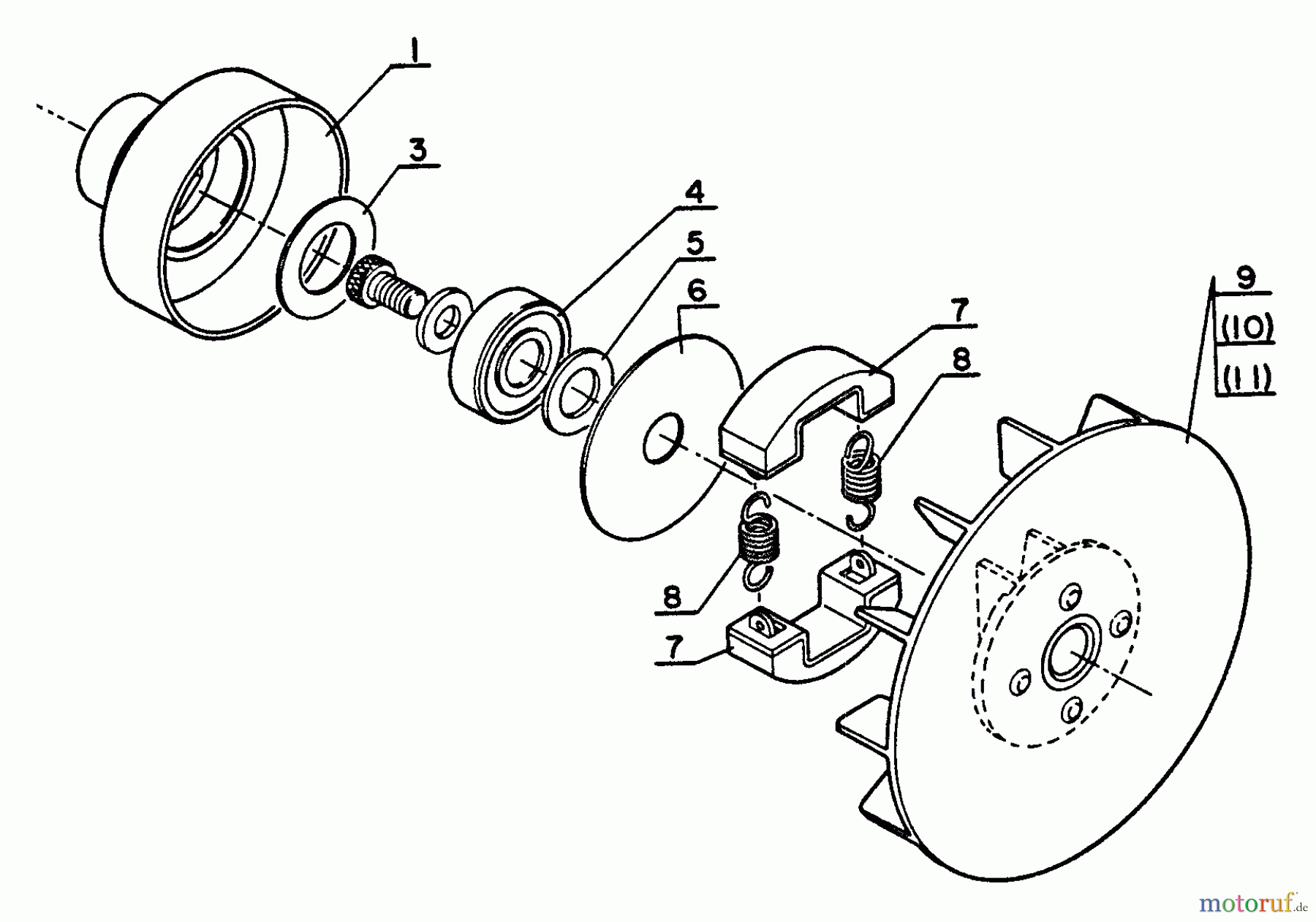  Echo Trimmer, Faden / Bürste SRM-202DA - Echo String Trimmer Clutch