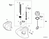 Echo ES-255 - Shredder/Vacuum, S/N: P00811001001 - P00811999999 Ersatzteile Fuel System  S/N: P00811001001 - P00811002433