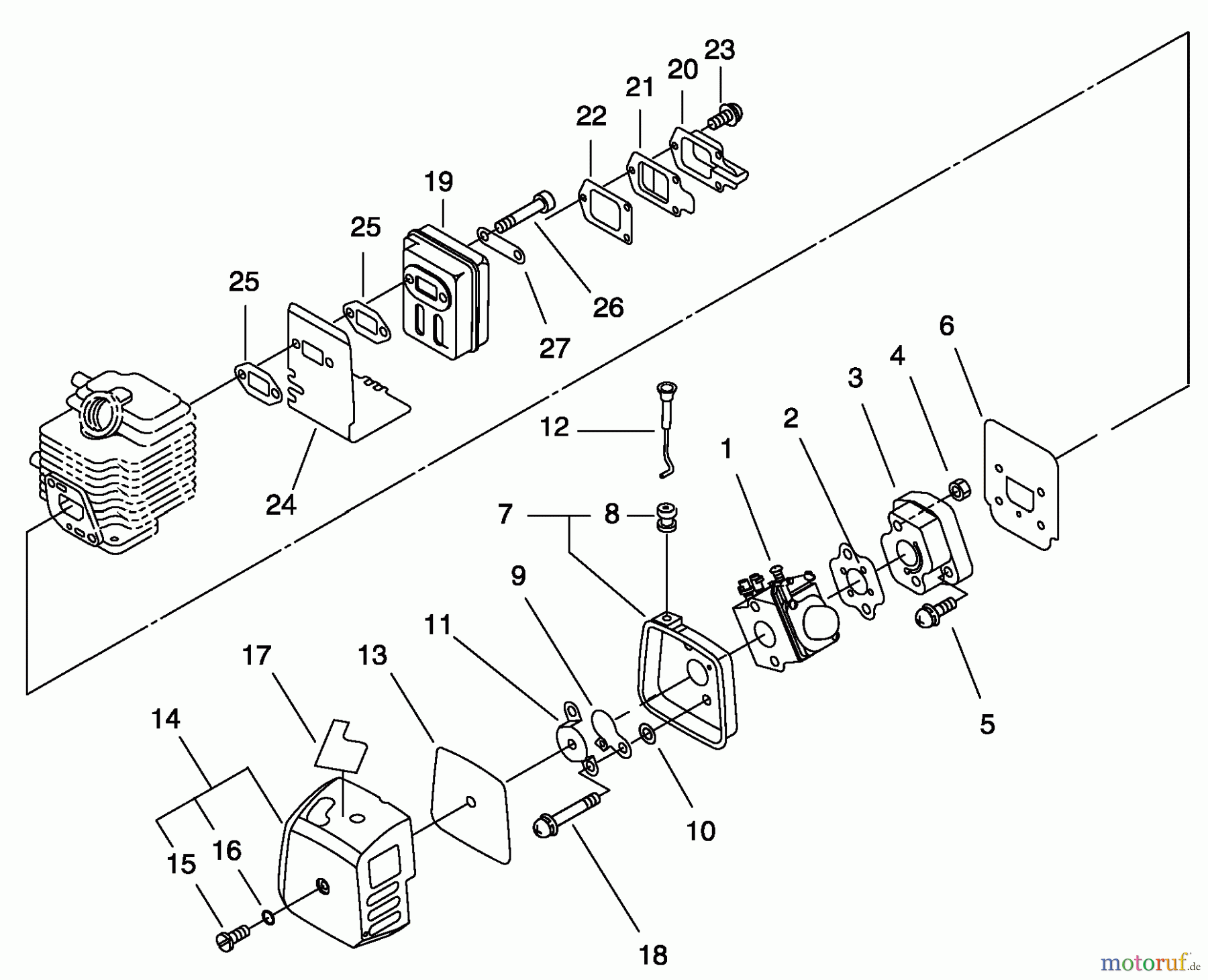  Echo Trimmer, Faden / Bürste SRM-2305 - Echo String Trimmer, Brushcutter (Part 3)
