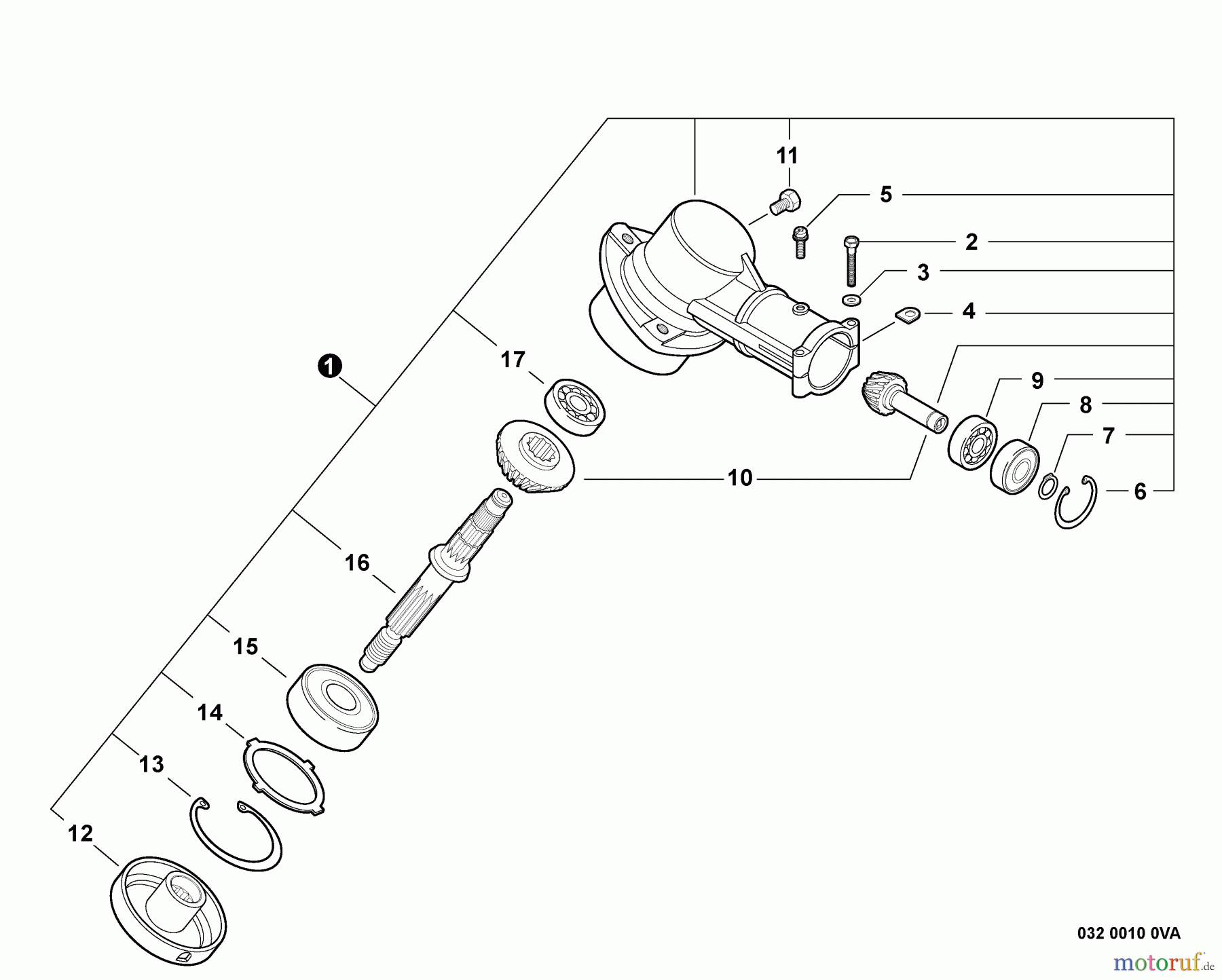  Echo Trimmer, Faden / Bürste SRM-210SB - Echo String Trimmer, S/N: 09001001 - 09999999 Gear Case  S/N: 09007108 - 09999999