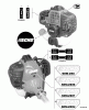 Echo SRM-280 - String Trimmer, S/N:S81513001001 - S81513999999 Ersatzteile Labels