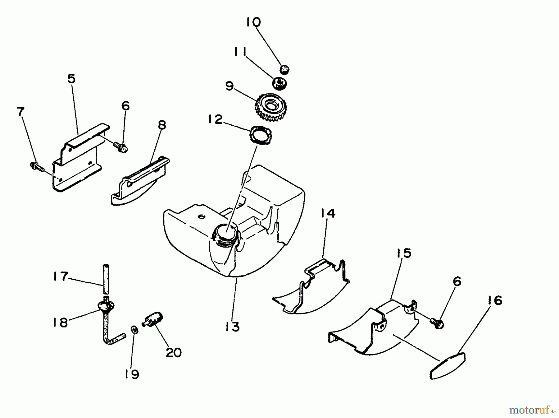  Echo Trimmer, Faden / Bürste SRM-300AE - Echo String Trimmer Fuel System
