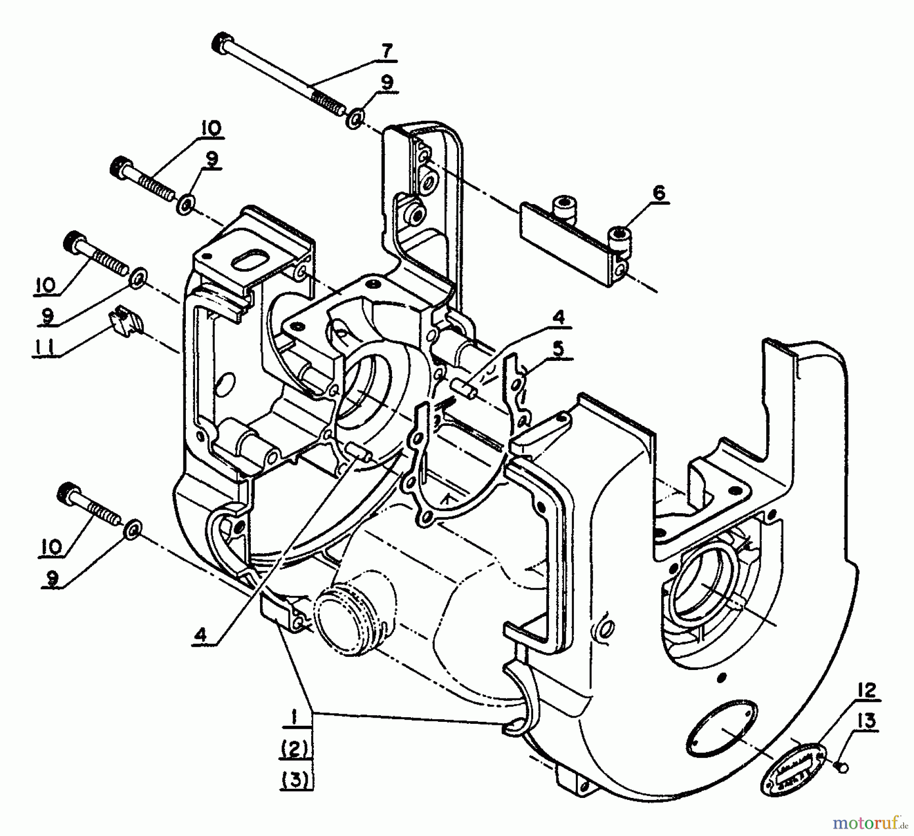 Echo Trimmer, Faden / Bürste SRM-302ADX - Echo String Trimmer Crankcase