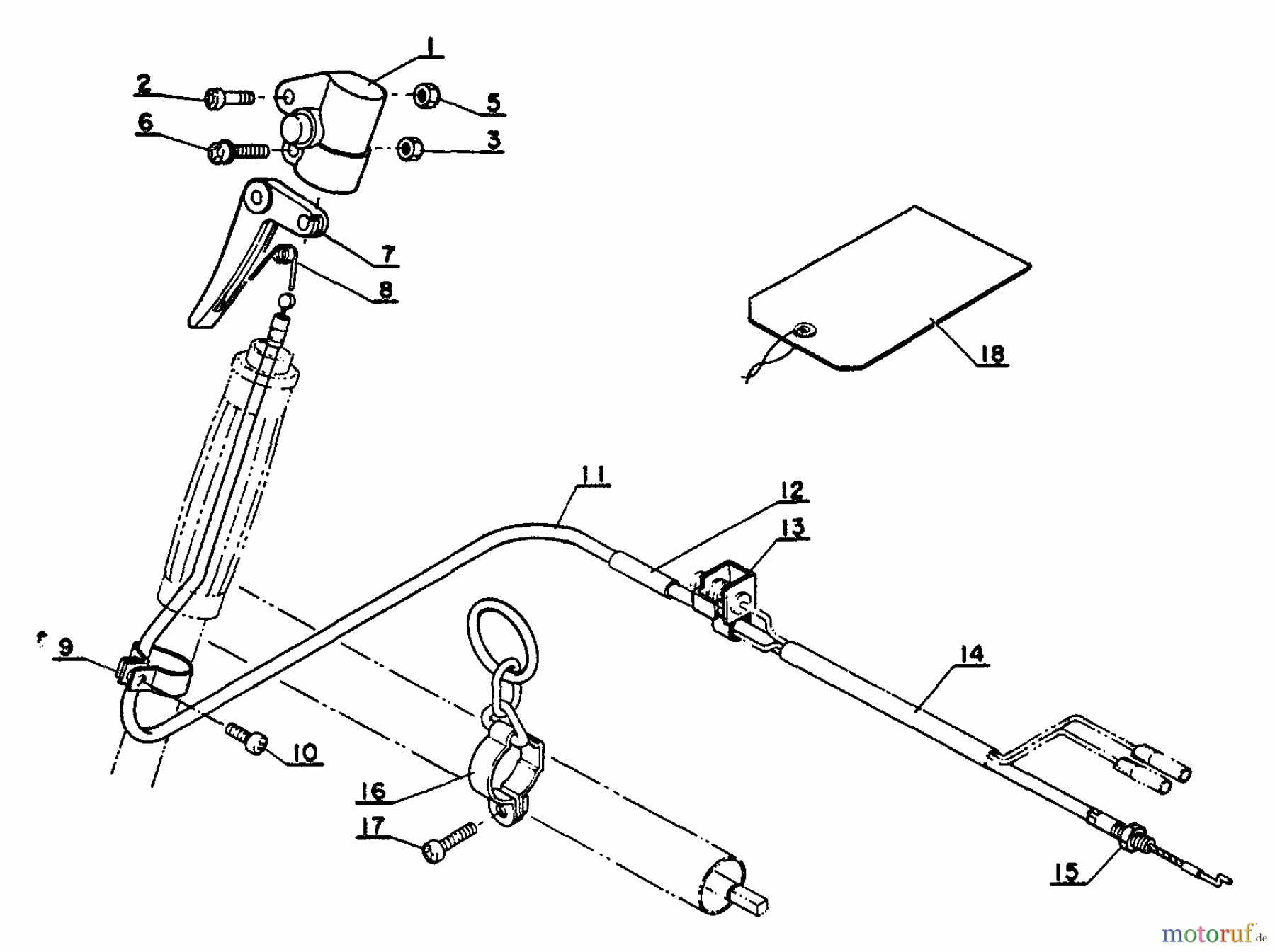 Echo Trimmer, Faden / Bürste SRM-302ADX - Echo String Trimmer Throttle