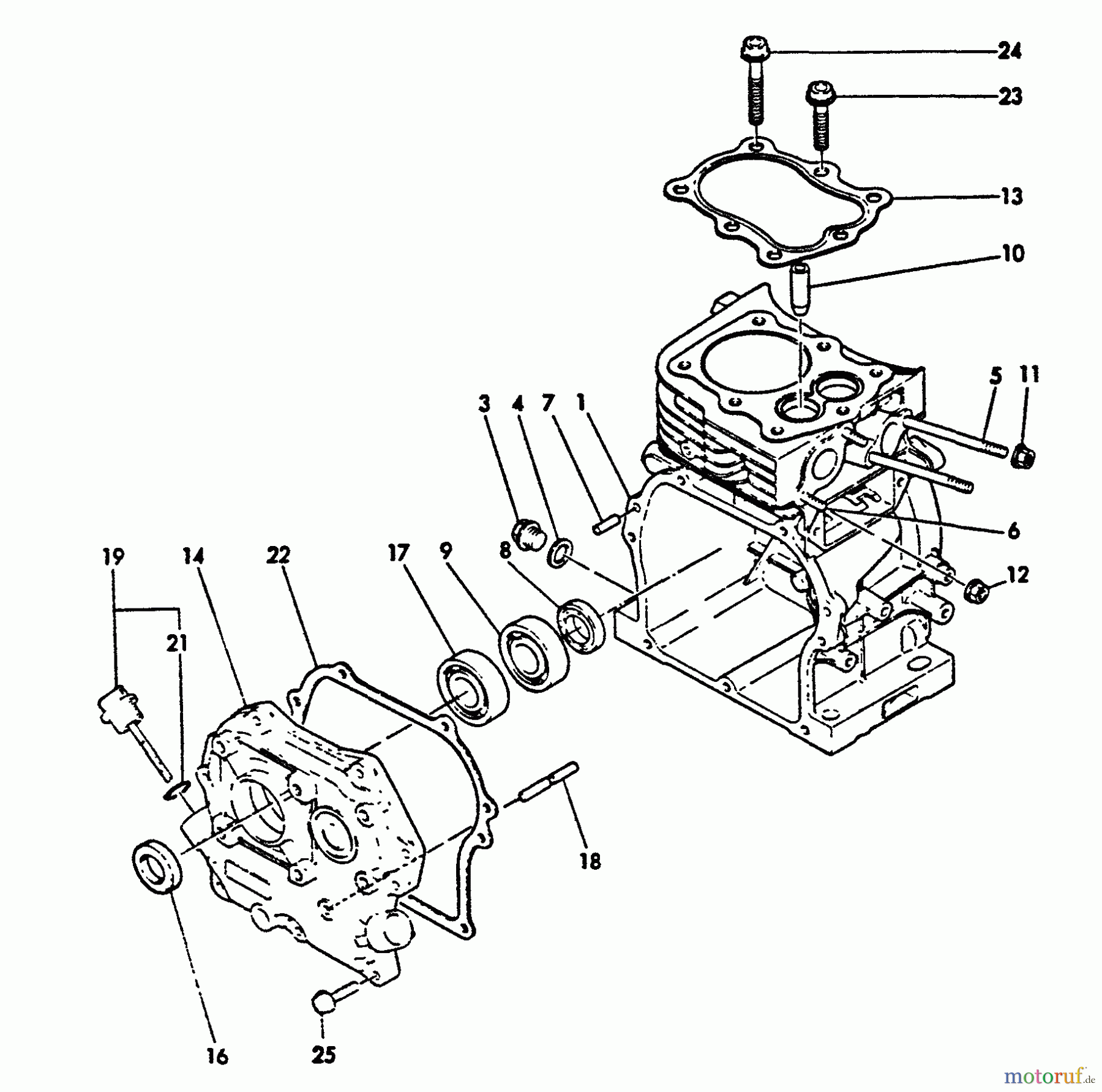  Echo Wasserpumpen WP-2000 - Echo Water Pump, S/N: A0000 - A1009 Cylinder Body
