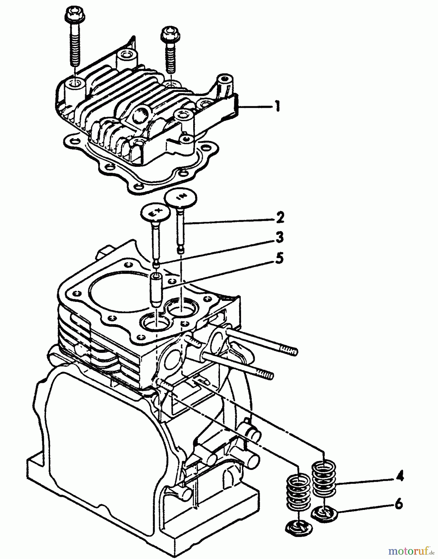 Echo Wasserpumpen WP-2000 - Echo Water Pump, S/N: A0000 - A1009 Cylinder Head