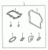 Echo WP-2000 - Water Pump, S/N: A1010 - A9999 Ersatzteile Gasket Kit