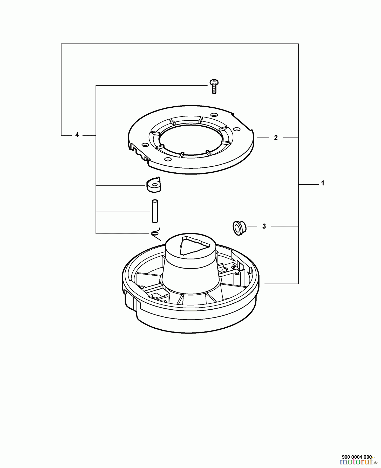  Echo Trimmer Zubehör 21560056 - Echo 2-Line Rapid Loader Trimmer Head 2-Line Rapid Loader Head