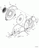 Echo PB-411 - Back Pack Blower, S/N: 02001001 - 02999999 Spareparts Fan Cover, Throttle Control