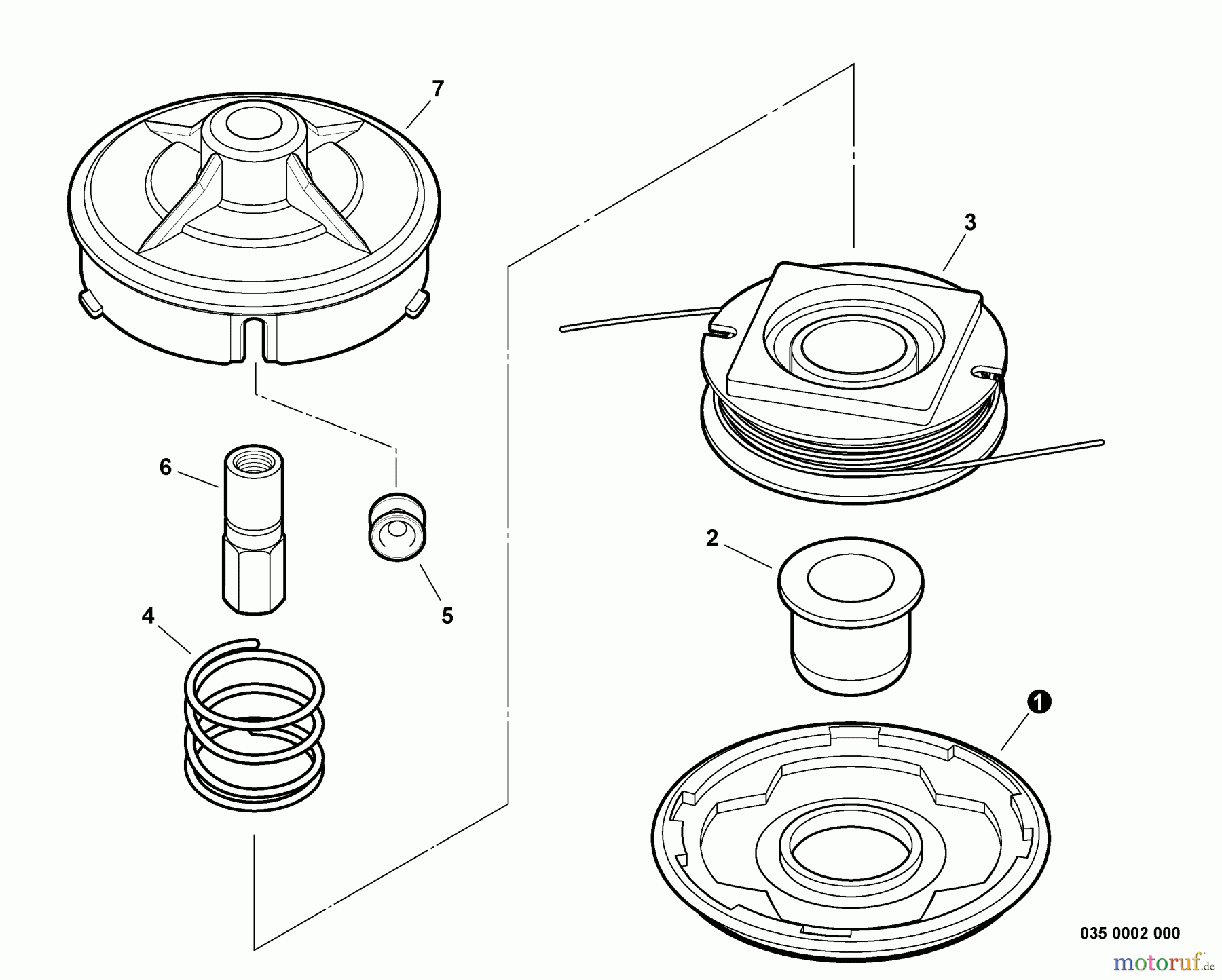  Echo Trimmer Zubehör 99944200240 - Echo GT ECHOmatic Trimmer Head GT ECHOmatic Trimmer Head