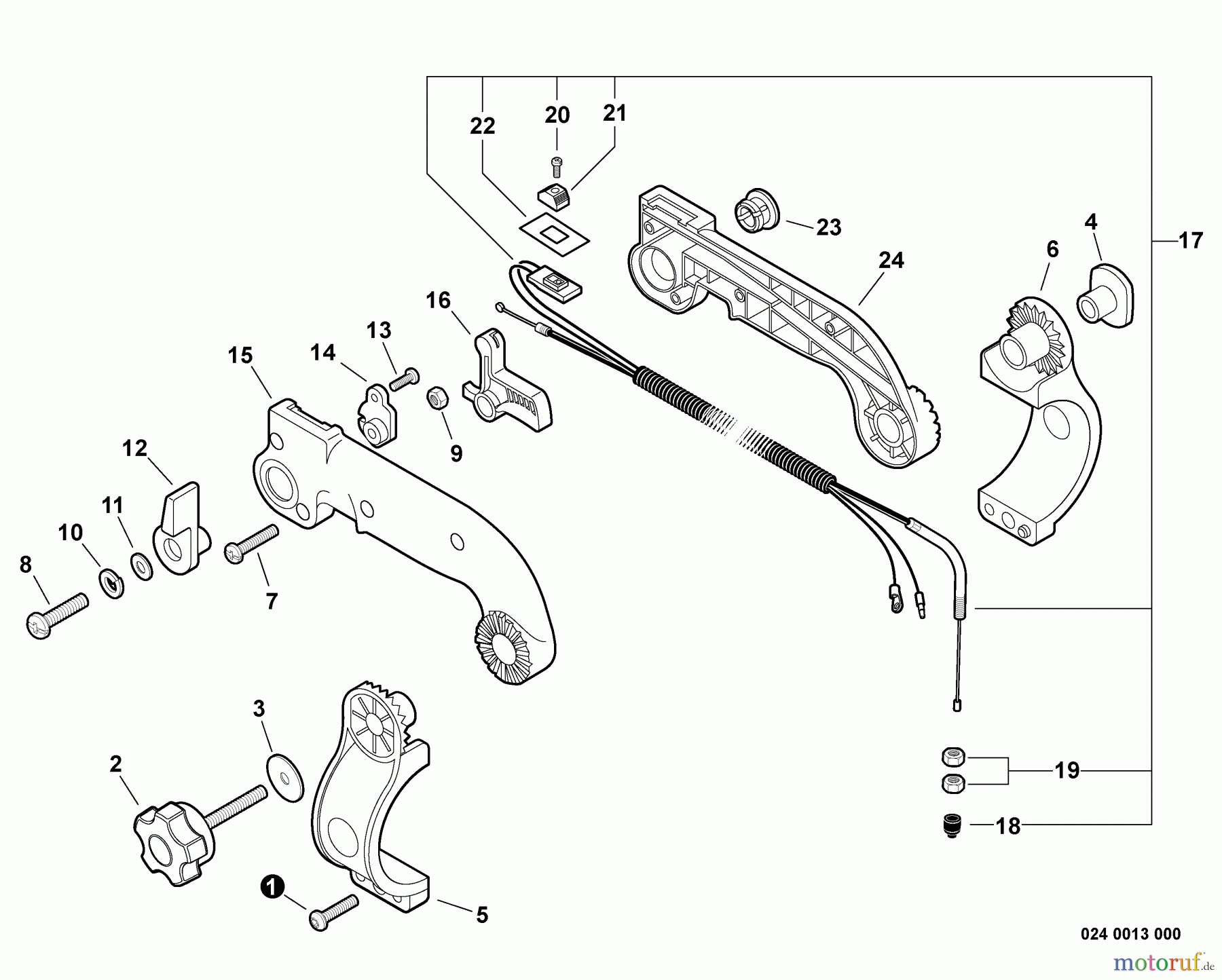  Echo Bläser / Sauger / Häcksler / Mulchgeräte	 PB-755T - Echo Back Pack Blower, S/N: 07001001 - 07999999 Tube Mount Throttle Control